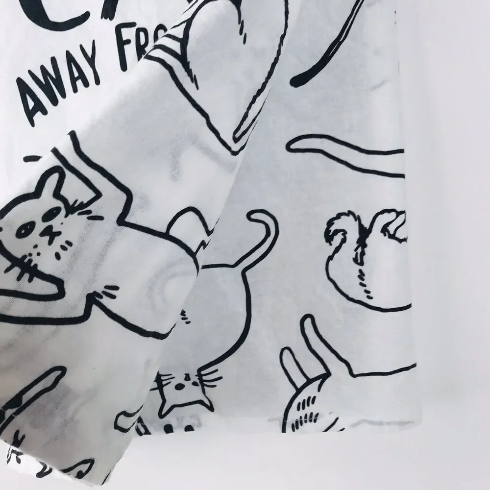 Primitives By Kathy Dish Towel Cat Away‎ from Crazy Cat Lady